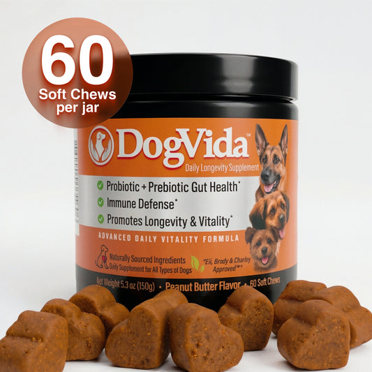 Dog Multivitamin Soft Chews for Longevity & Vitality